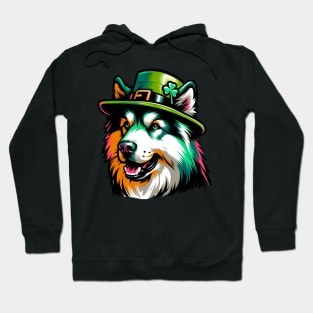 Lapponian Herder Dog Celebrates Saint Patrick's Day Hoodie